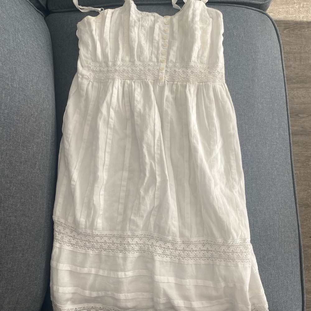Twik Elegant White Casual Dress